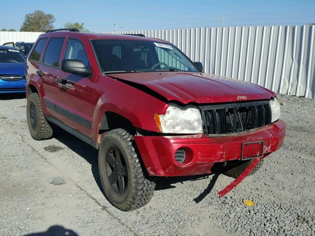 1J4GR48KX6C186231 - 2006 JEEP GRAND CHER RED photo 1