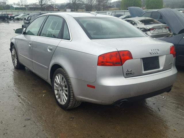 WAUAF78E46A265502 - 2006 AUDI A4 2 SILVER photo 3