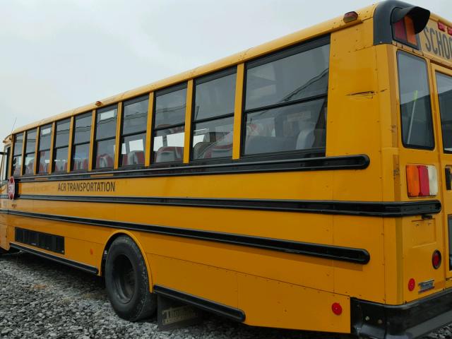 4UZABRDT4CCBL7502 - 2012 FREIGHTLINER CHASSIS B2 YELLOW photo 3