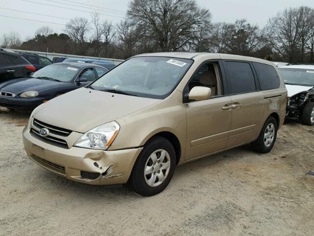 KNDMB233866049501 - 2006 KIA SEDONA EX GOLD photo 2