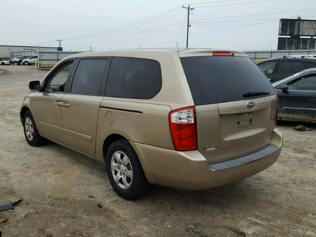 KNDMB233866049501 - 2006 KIA SEDONA EX GOLD photo 3