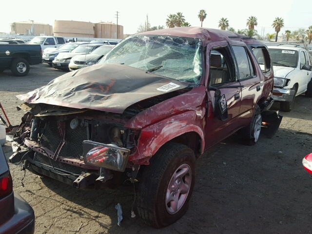 JT3GM84R7V0013608 - 1997 TOYOTA 4RUNNER MAROON photo 2