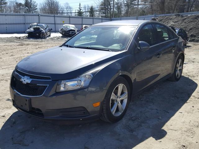 1G1PE5SB2D7121629 - 2013 CHEVROLET CRUZE LT CHARCOAL photo 2