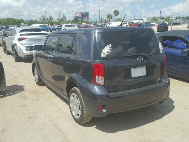 JTLZE4FE9CJ007275 - 2012 TOYOTA SCION XB BLUE photo 3
