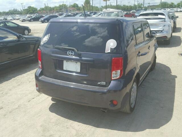 JTLZE4FE9CJ007275 - 2012 TOYOTA SCION XB BLUE photo 4