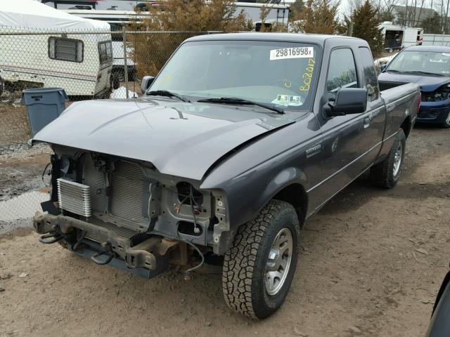 1FTLR4FE8BPB08017 - 2011 FORD RANGER SUP GRAY photo 2