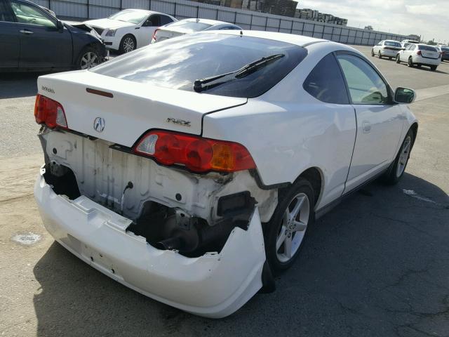 JH4DC54814S012849 - 2004 ACURA RSX WHITE photo 4