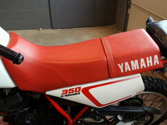 JYA3NVE06KA001179 - 1989 YAMAHA XT350 RED photo 6