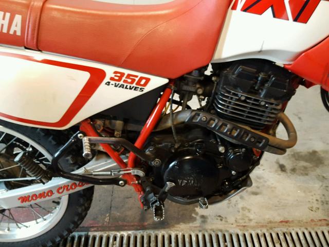 JYA3NVE06KA001179 - 1989 YAMAHA XT350 RED photo 9