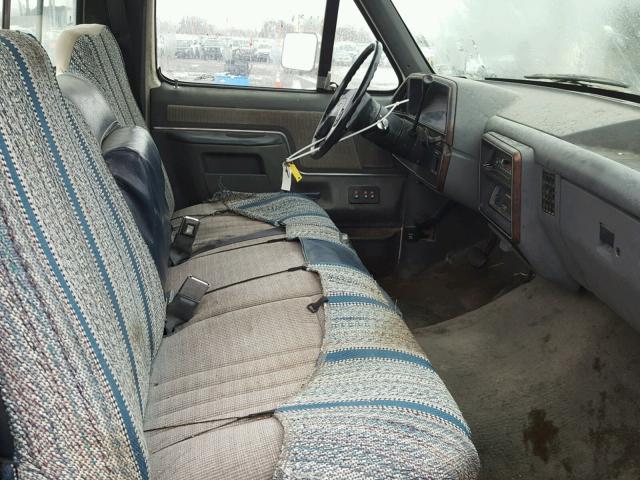 1FTHF25H9MNB02756 - 1991 FORD F250 WHITE photo 5