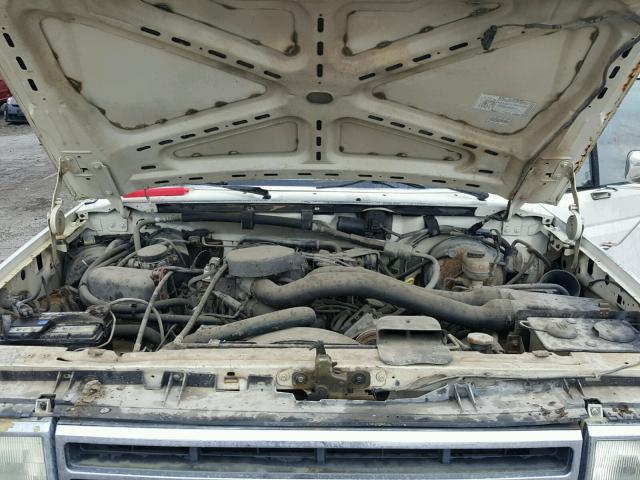 1FTHF25H9MNB02756 - 1991 FORD F250 WHITE photo 7
