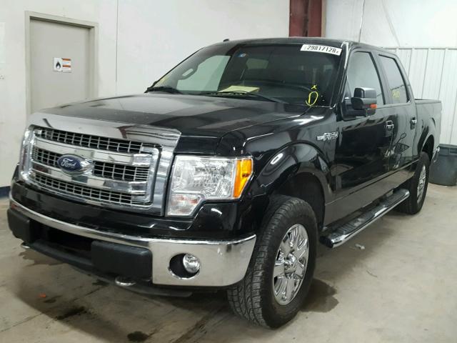 1FTFW1EF0EKD90847 - 2014 FORD F150 SUPER BLACK photo 2