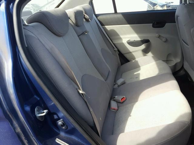 KMHCN46C58U239535 - 2008 HYUNDAI ACCENT GLS BLUE photo 6