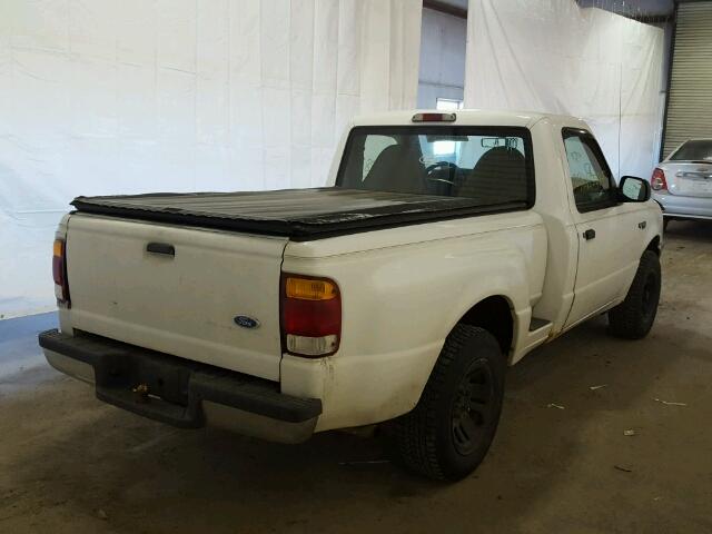 1FTYR10C3XTA56015 - 1999 FORD RANGER WHITE photo 4