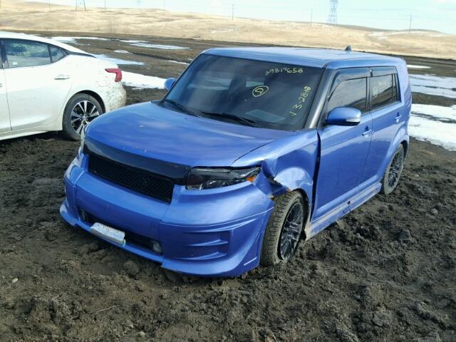 JTLZE4FE0A1110601 - 2010 TOYOTA SCION XB BLUE photo 2