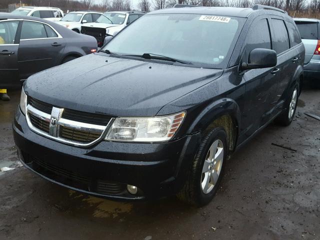 3D4PG5FV9AT180628 - 2010 DODGE JOURNEY SX BLACK photo 2