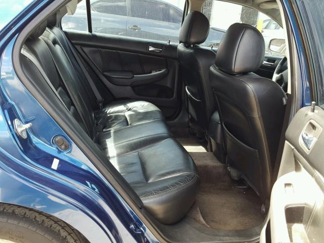 1HGCM66526A009827 - 2006 HONDA ACCORD EX BLUE photo 6