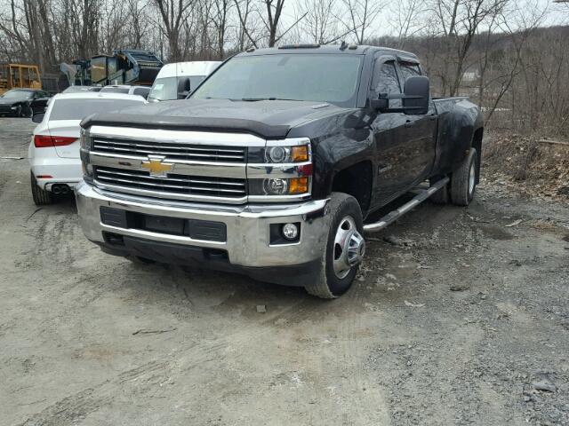 1GC4CZC83FF153623 - 2015 CHEVROLET SILVERADO BLACK photo 2