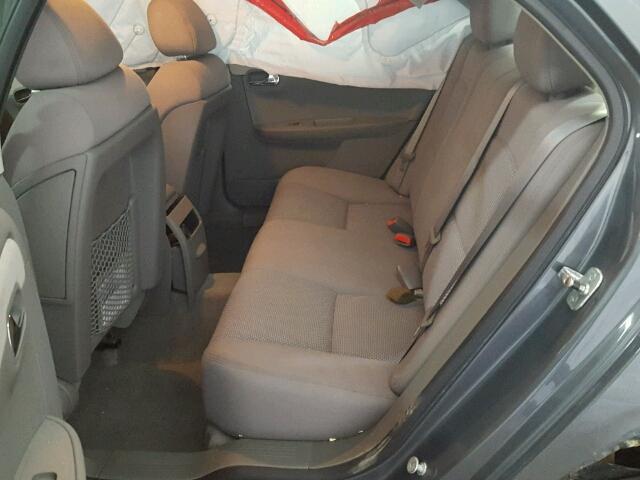 1G1ZG57N194124990 - 2009 CHEVROLET MALIBU LS ნაცრისფერი ფოტო 6