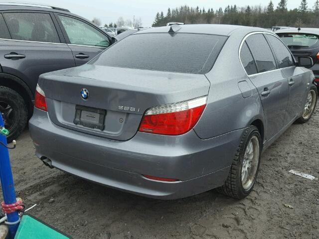 WBANV13589C151603 - 2009 BMW 528 XI GRAY photo 4