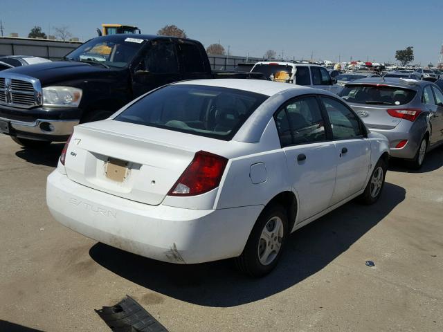 1G8AG52F54Z125649 - 2004 SATURN ION LEVEL თეთრი ფოტო 4
