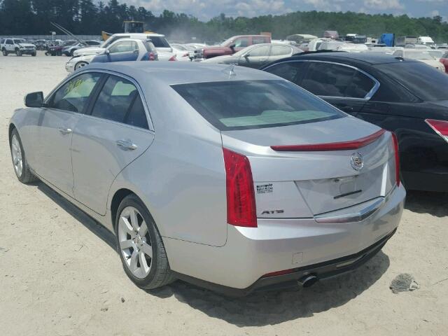 1G6AA5RA2D0139209 - 2013 CADILLAC ATS SILVER photo 3