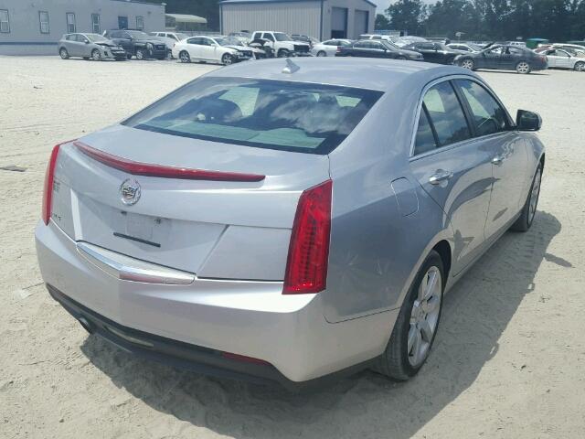 1G6AA5RA2D0139209 - 2013 CADILLAC ATS SILVER photo 4