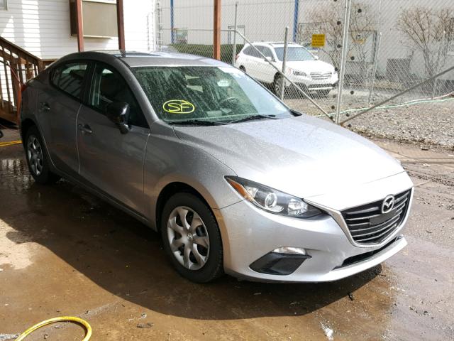 JM1BM1T7XF1226822 - 2015 MAZDA 3 SV SILVER photo 1