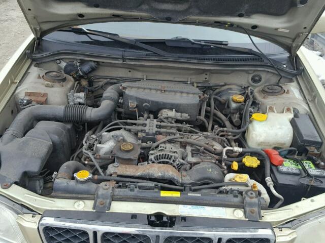 JF1SF65561H758741 - 2001 SUBARU FORESTER S 金色 照片 7