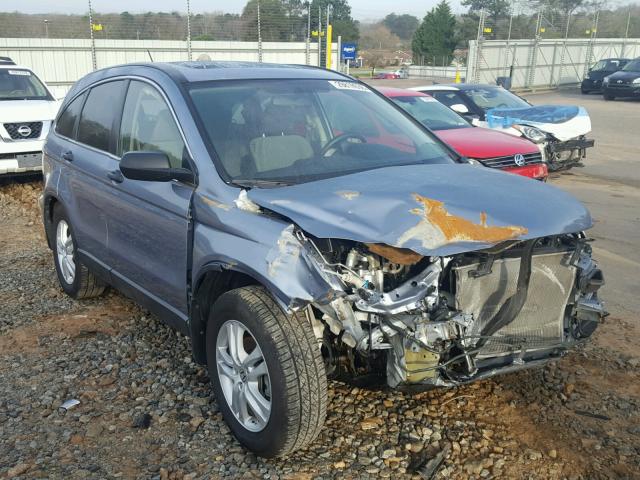 JHLRE3H56AC010416 - 2010 HONDA CR-V EX BLUE photo 1