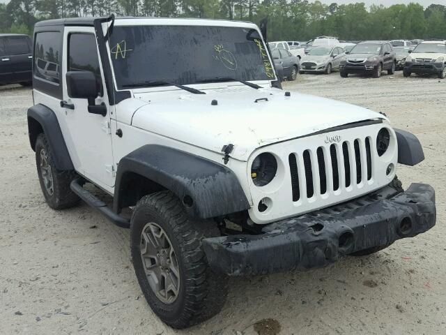 1C4AJWAG6DL701842 - 2013 JEEP WRANGLER S WHITE photo 1