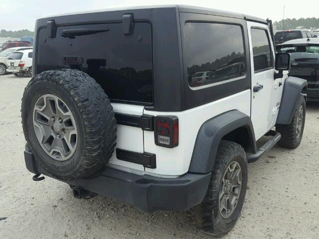 1C4AJWAG6DL701842 - 2013 JEEP WRANGLER S WHITE photo 4