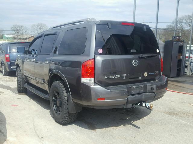 5N1BA0ND4AN622344 - 2010 NISSAN ARMADA SE GRAY photo 3