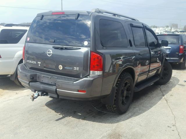 5N1BA0ND4AN622344 - 2010 NISSAN ARMADA SE GRAY photo 4