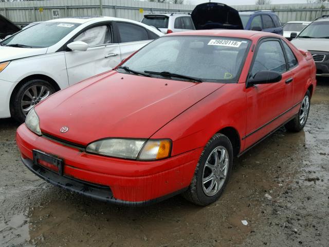 JT2EL45F2N0022194 - 1992 TOYOTA PASEO RED photo 2