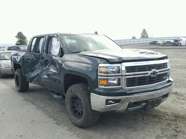 1GCVKREC7EZ403497 - 2014 CHEVROLET SILVERADO GREEN photo 1