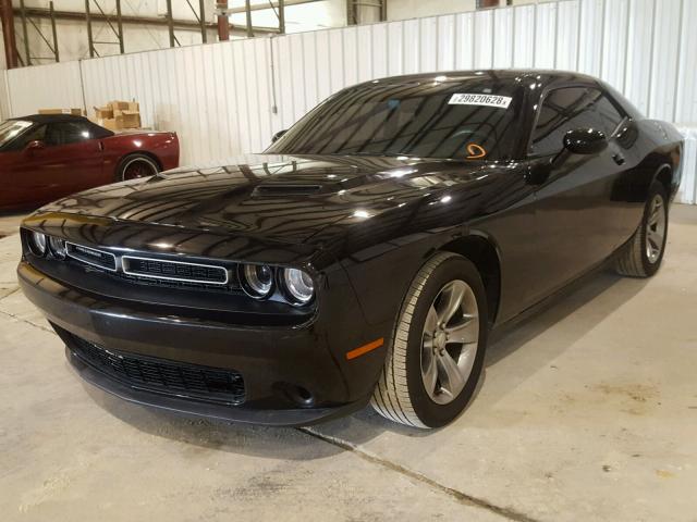 2C3CDZAG1GH198860 - 2016 DODGE CHALLENGER BLACK photo 2