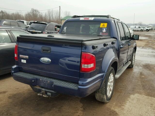 1FMEU33K97UA19850 - 2007 FORD EXPLORER S BLUE photo 4