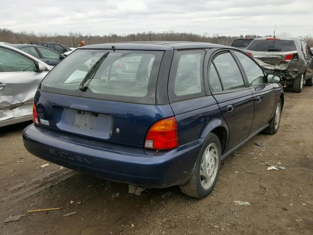 1G8ZK8277VZ240931 - 1997 SATURN SW2 BLUE photo 4