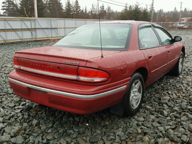 2C3HD56T2TH173092 - 1996 CHRYSLER CONCORDE L RED photo 4