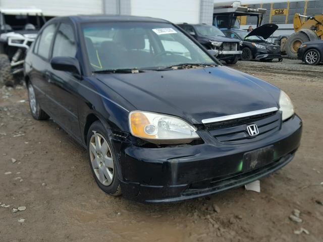 2HGES26832H531136 - 2002 HONDA CIVIC EX BLACK photo 1