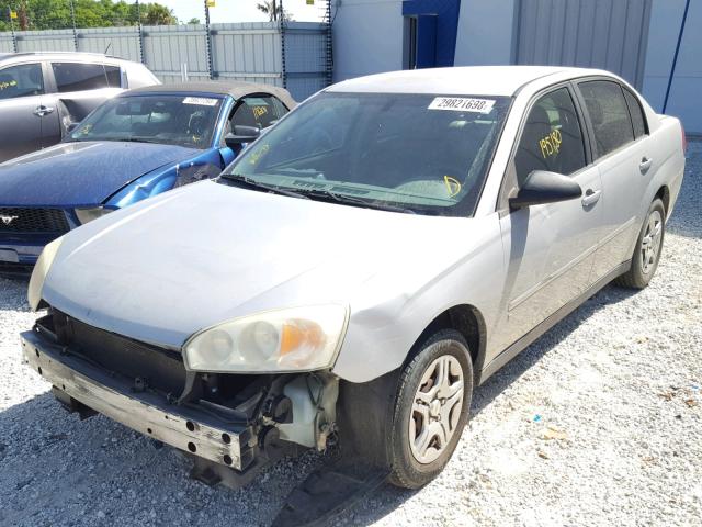 1G1ZS51F06F302761 - 2006 CHEVROLET MALIBU LS ვერცხლისფერი ფოტო 2