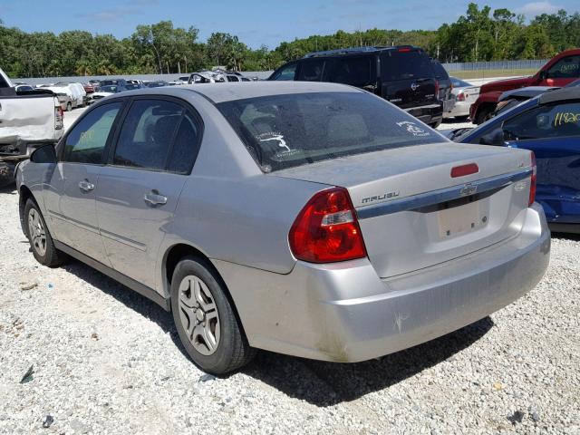 1G1ZS51F06F302761 - 2006 CHEVROLET MALIBU LS ვერცხლისფერი ფოტო 3