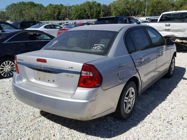 1G1ZS51F06F302761 - 2006 CHEVROLET MALIBU LS ვერცხლისფერი ფოტო 4