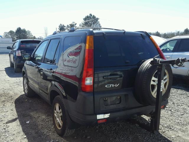 SHSRD778X4U233626 - 2004 HONDA CR-V EX BLACK photo 3