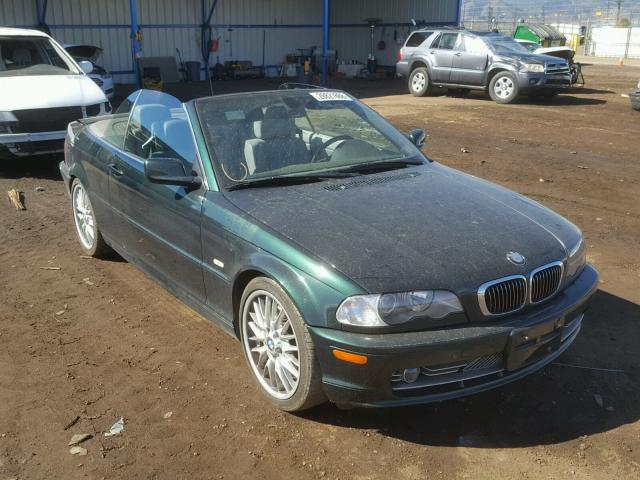 WBABS53482JU94035 - 2002 BMW 330 CI GREEN photo 1