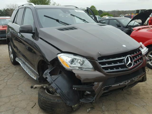 4JGDA5JB8EA306047 - 2014 MERCEDES-BENZ ML 350 BROWN photo 1