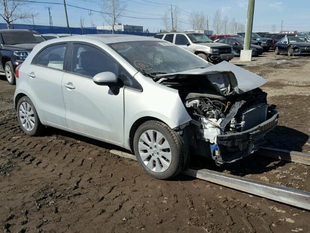 KNADN5A36D6767859 - 2013 KIA RIO EX SILVER photo 1