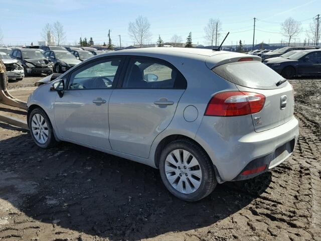 KNADN5A36D6767859 - 2013 KIA RIO EX SILVER photo 3