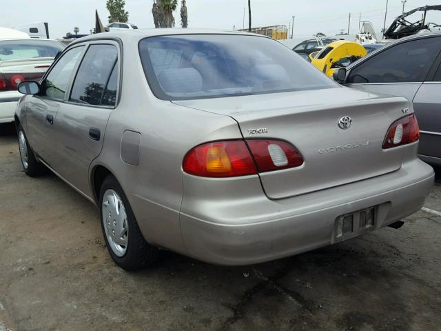 1NXBR12E5WZ103358 - 1998 TOYOTA COROLLA VE TAN photo 3